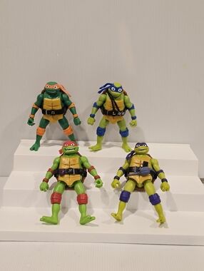 Teenage Mutant Ninja Turtles Mutant Mayhem Battle Pack Set Of 4 TMNT